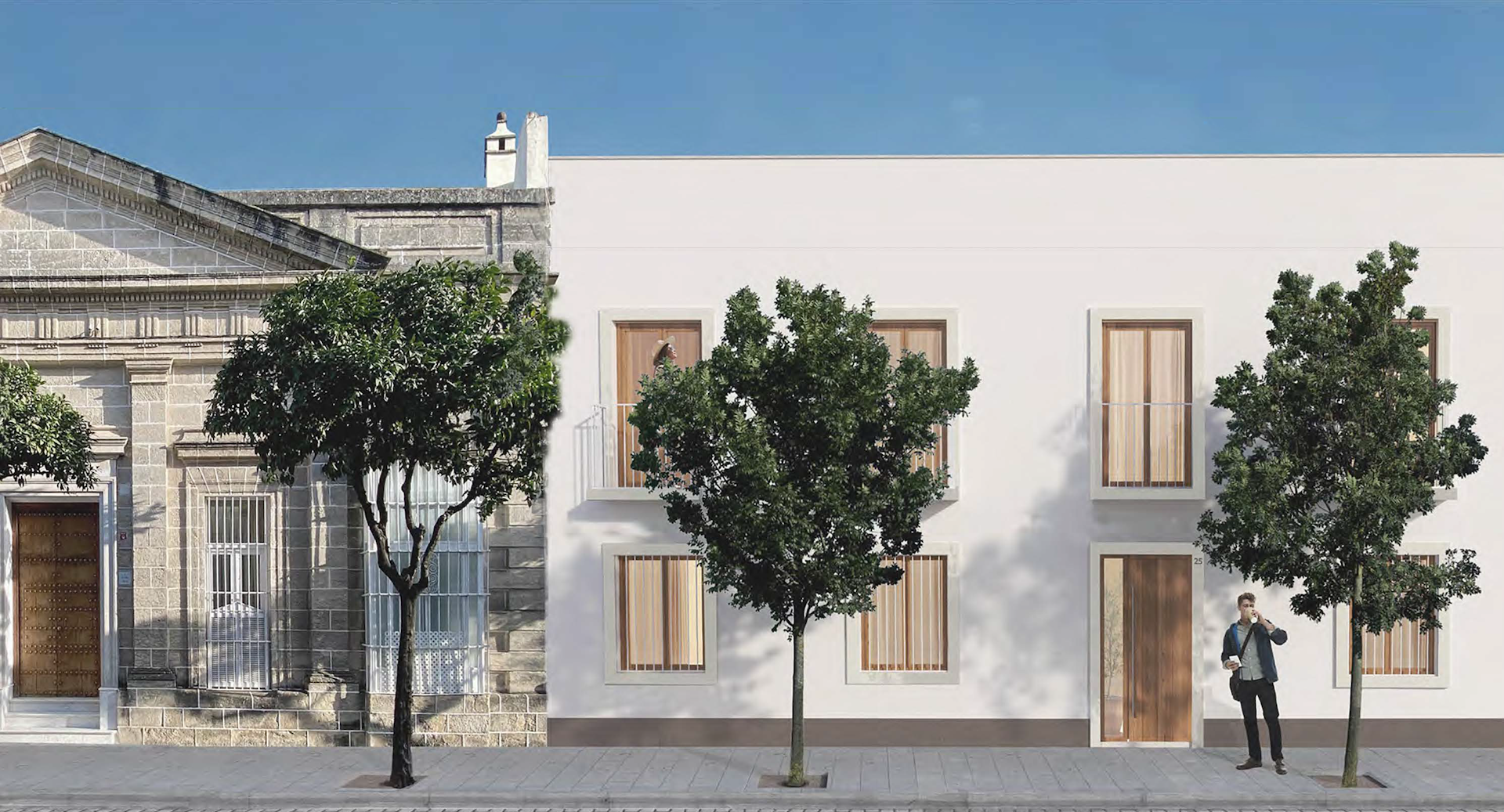 fachada de la promoción Virgen de los Milagros